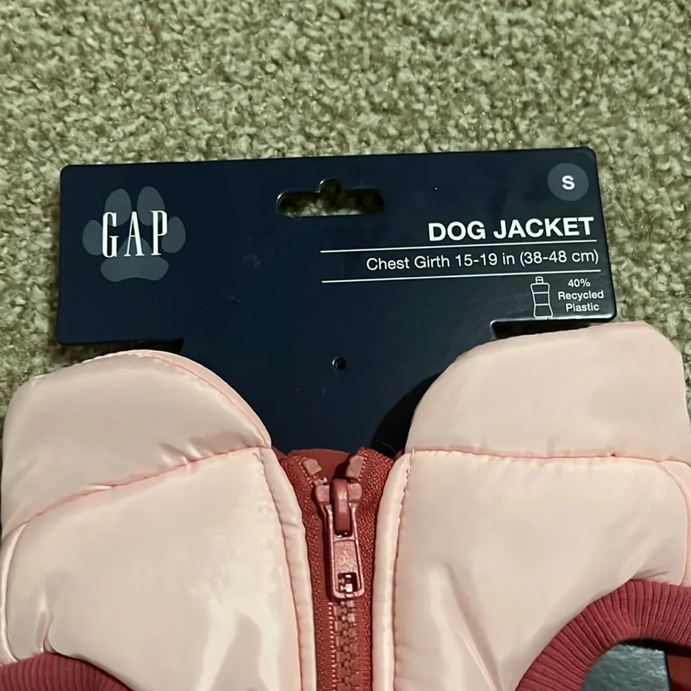 New GAP Dog Pink Jacket Size S - Picture 3 of 8